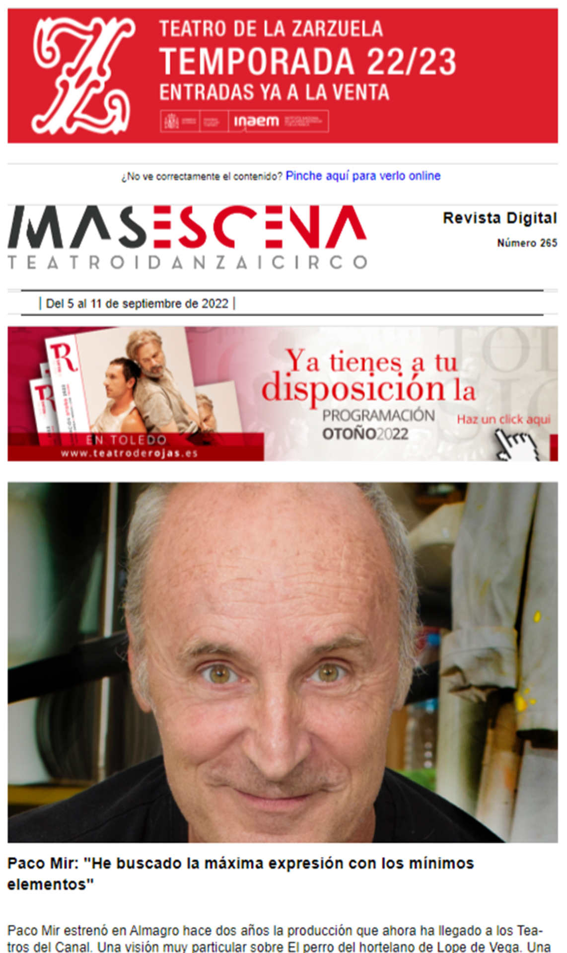 Masescena - Boletín nº 265