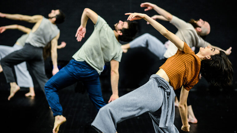 GranBolero, ensayo de la pieza en la Sala Negra de los Teatros del Canal