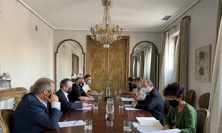 Imagen de la reunión celebrada hoy