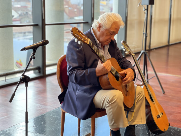 Ángel G. Piñero en una actuación privada en la Sala de Orquesta del Teatro Real el pasado 16 de septiembre