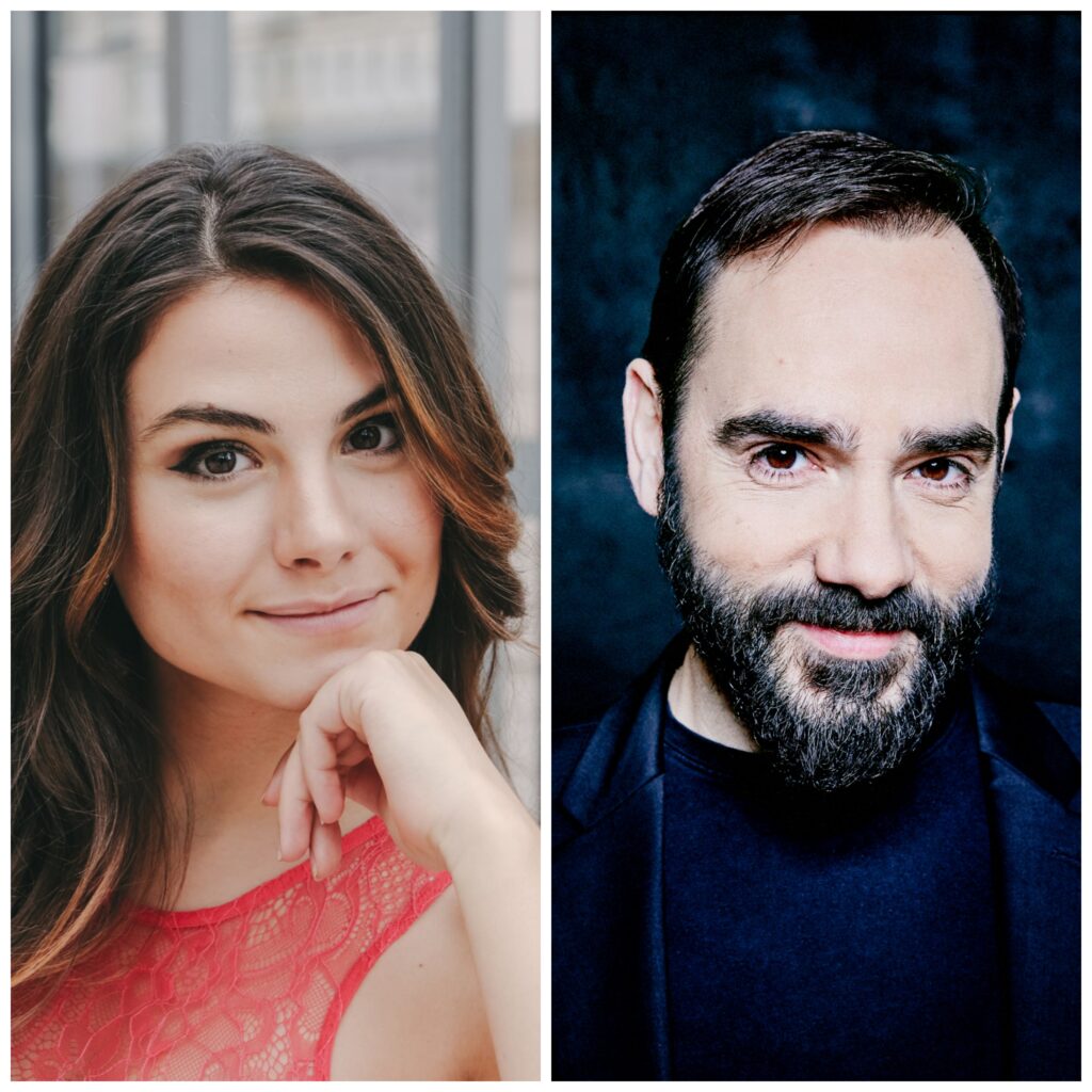 La soprano Serena Sáenz y el pianista Rubén Fernández Aguirre