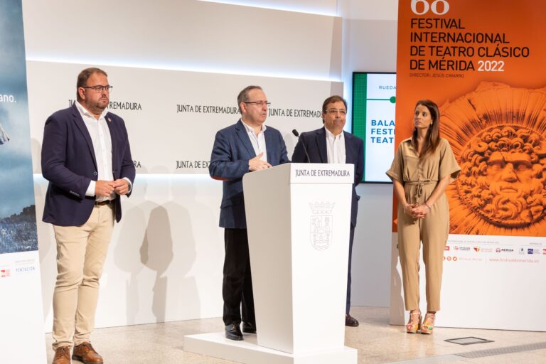 Imagen de archivo de la presentación del balance al término del festival a finales de agosto de 2022