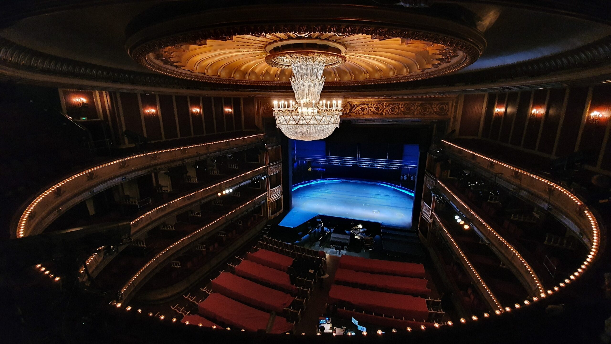 Imagen de la sala del Teatro de la Zarzuela de Madrid