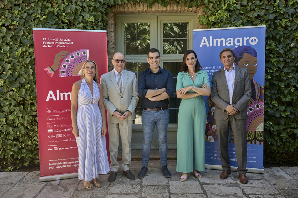 Imagen de los participantes en la rueda de prensa celebrada ayer en Almagro