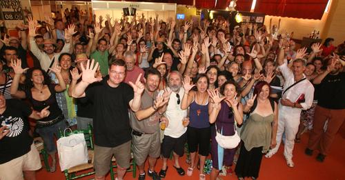 Participantes en la Feria de Palma del Río en una edición anterior.