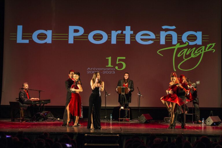 Una de las funciones del 15º aniversario de La Porteña Tango