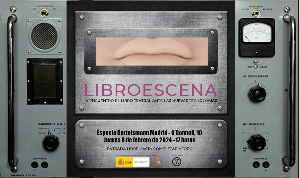 Imagen promocional de la cita cultural en torno a "Libroescena"