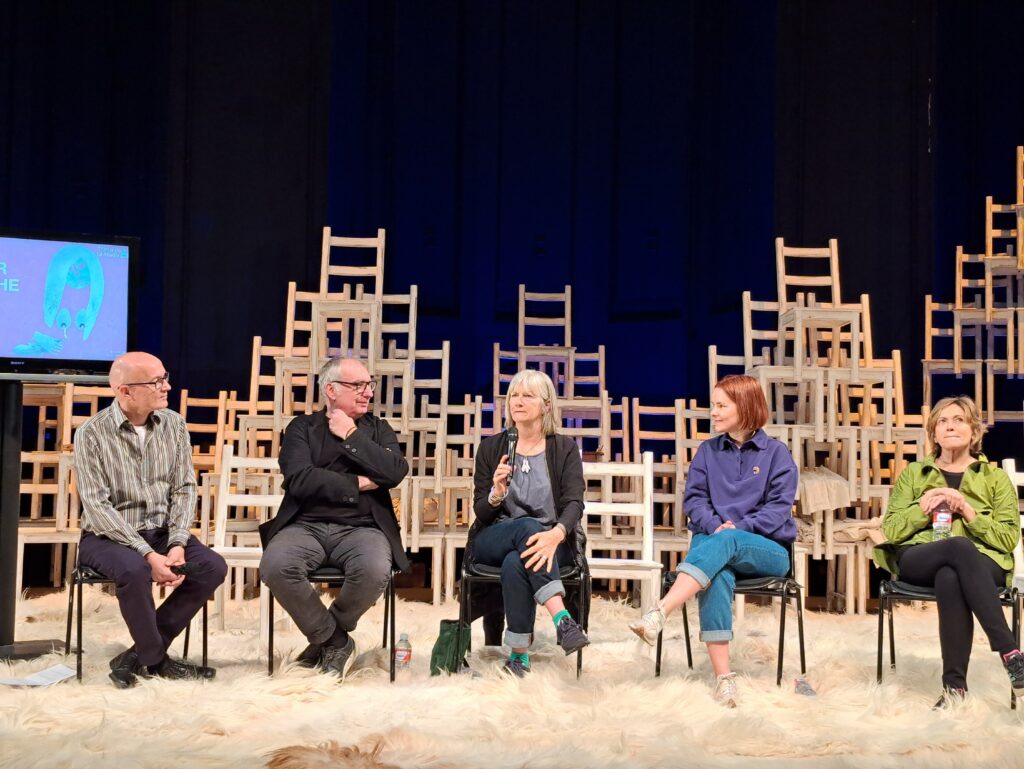 Ronald Brouwer, Fernando Bernués, Nell Leyshon, Aitziber Garmendia y Mireia Gabilondo