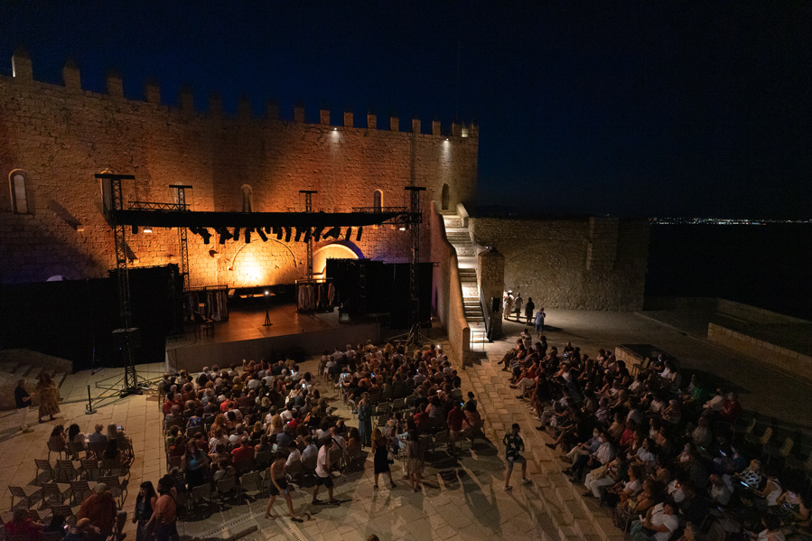 Patio de Armas del Castillo de Peñíscola en ediciones anteriores del Festival