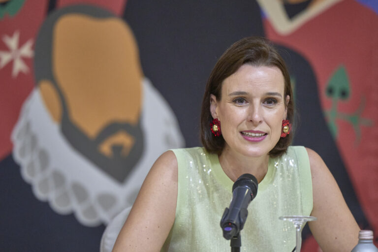 Irene Pardo, directora del Festival de Almagro, durante la rueda de prensa de balance de la 47ª edición de la cita cultural