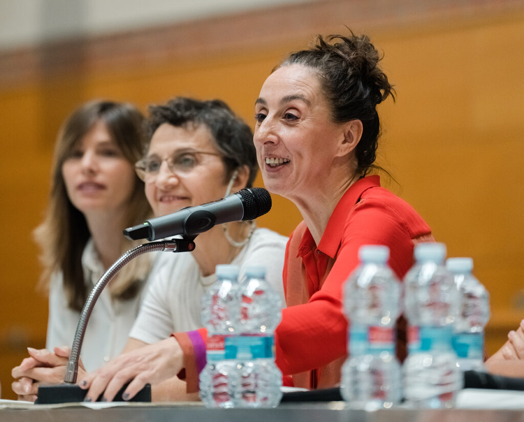 Muriel Romero durante la presentación