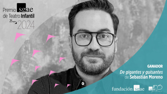 Sebastián Moreno en el promocional de la Fundación SGAE