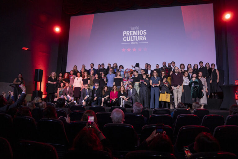 Fotografía de familia de la noche de entrega de premios