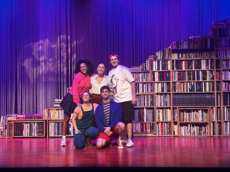 Imagen de un momento de la presentación en el Teatre Goya de Barcelona