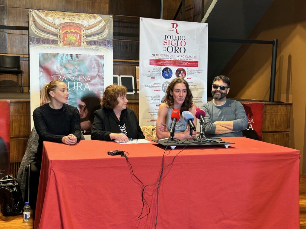 Imagen de la rueda de presa de presentación de la obra en Toledo