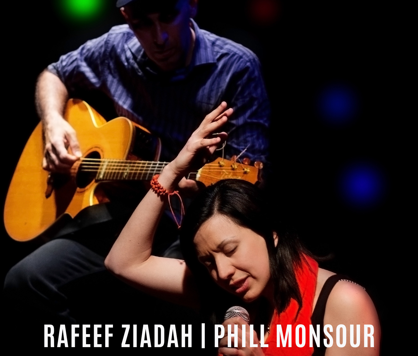 Rafeef Ziadah y Phill Monsour